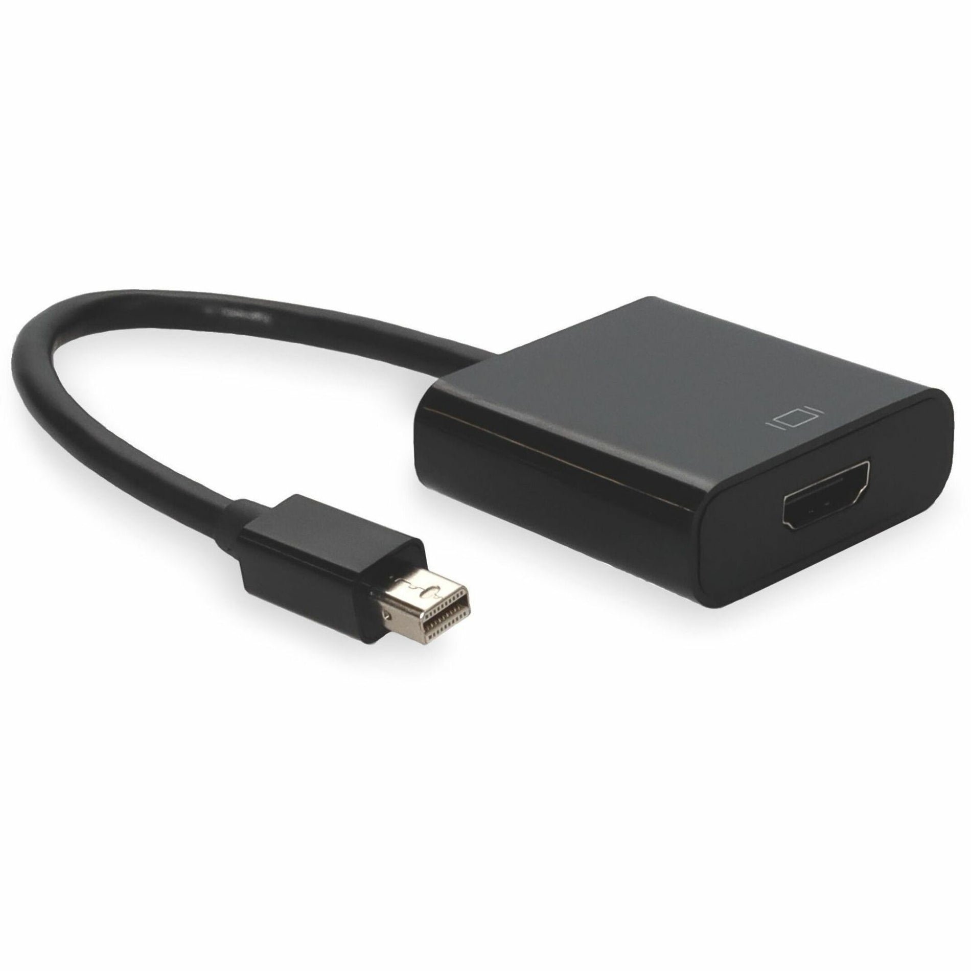 AddOn MDP2HDMIB Mini DisplayPort/HDMI Audio/Video Cable, Black, 7.87"