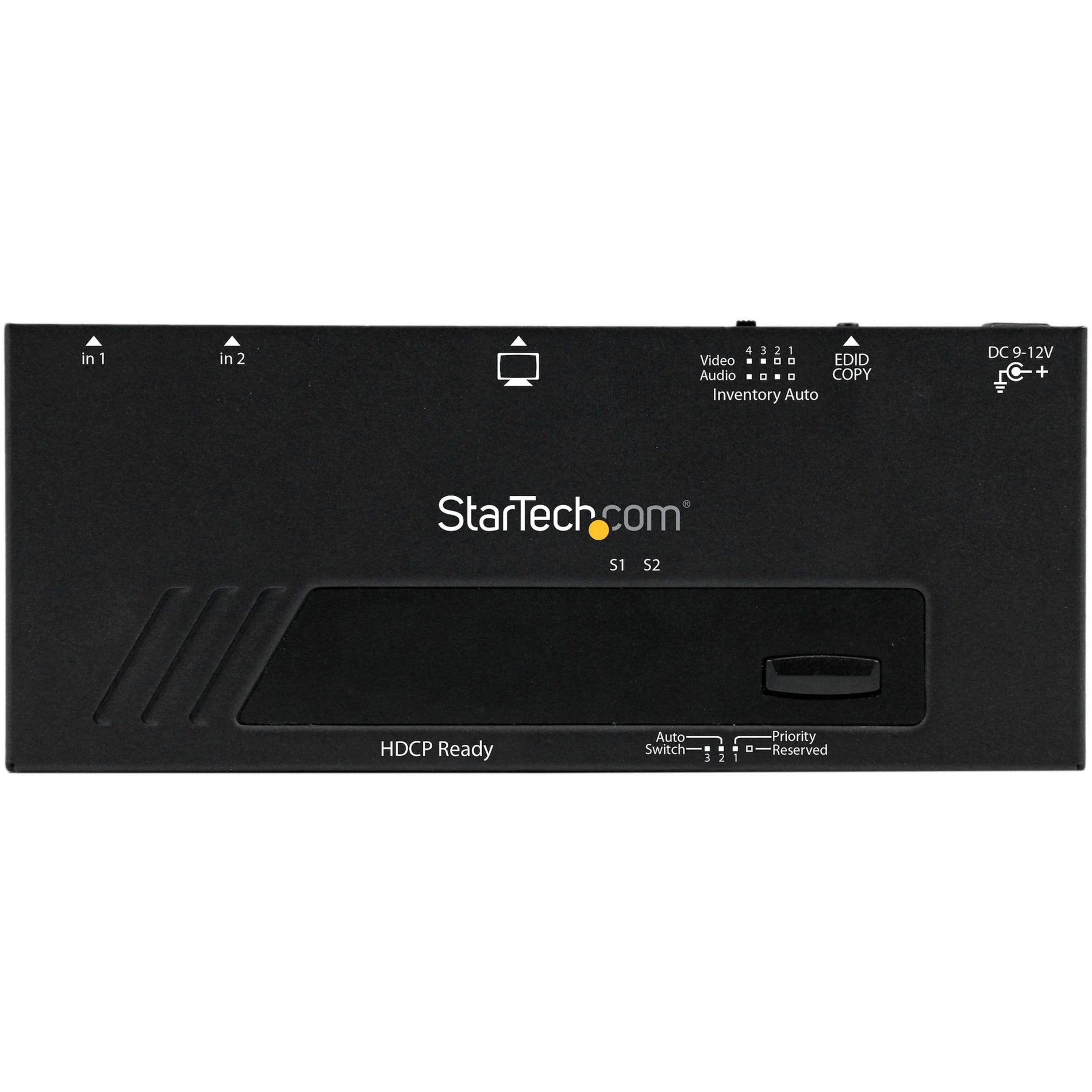 StarTech.com VS221HDQ 2 Port HDMI Switch w/ Automatic and Priority Switching - 1080p, Full HD, 2 Year Warranty