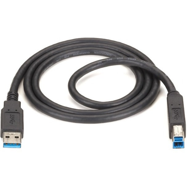 Black Box USB30-0006-MM USB 3.0 Cable - Type A Male To Type B Male, 6-ft. (1.8-m), Data Transfer Cable