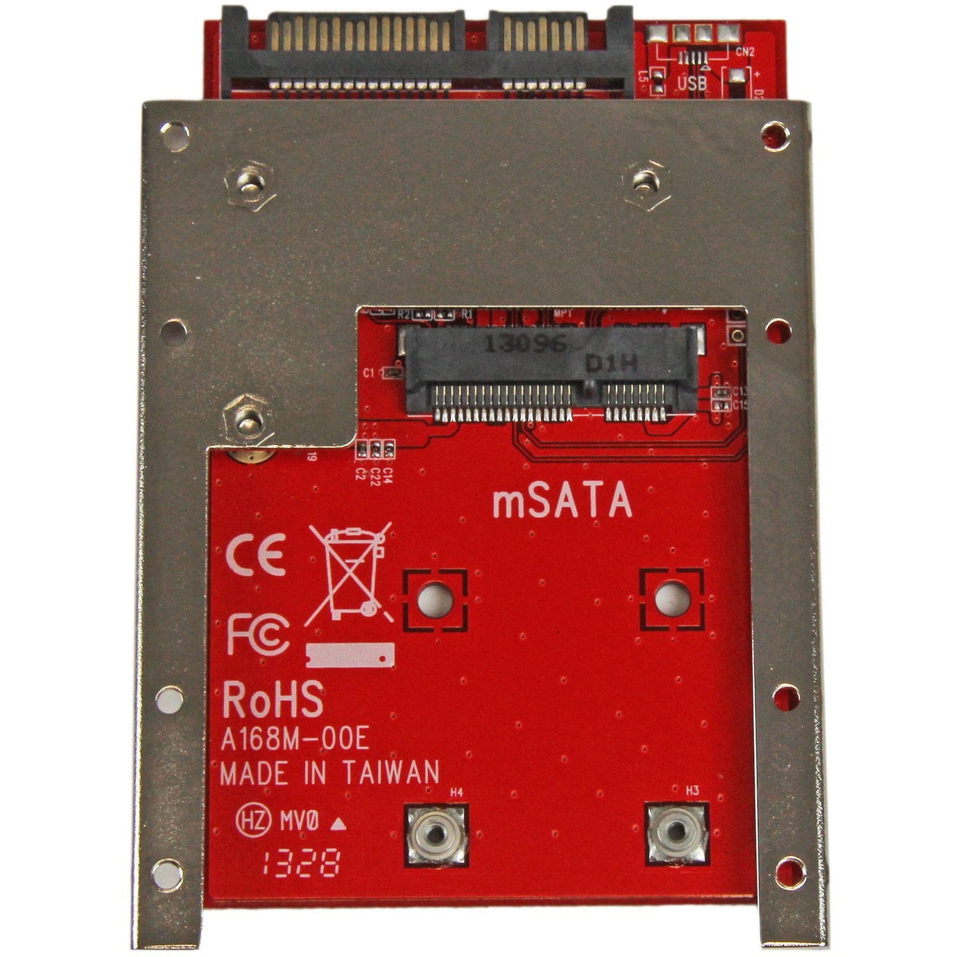 StarTech.com SAT32MSAT257 mSATA SSD to 2.5in SATA Adapter Converter, Easy SSD Installation and Compatibility