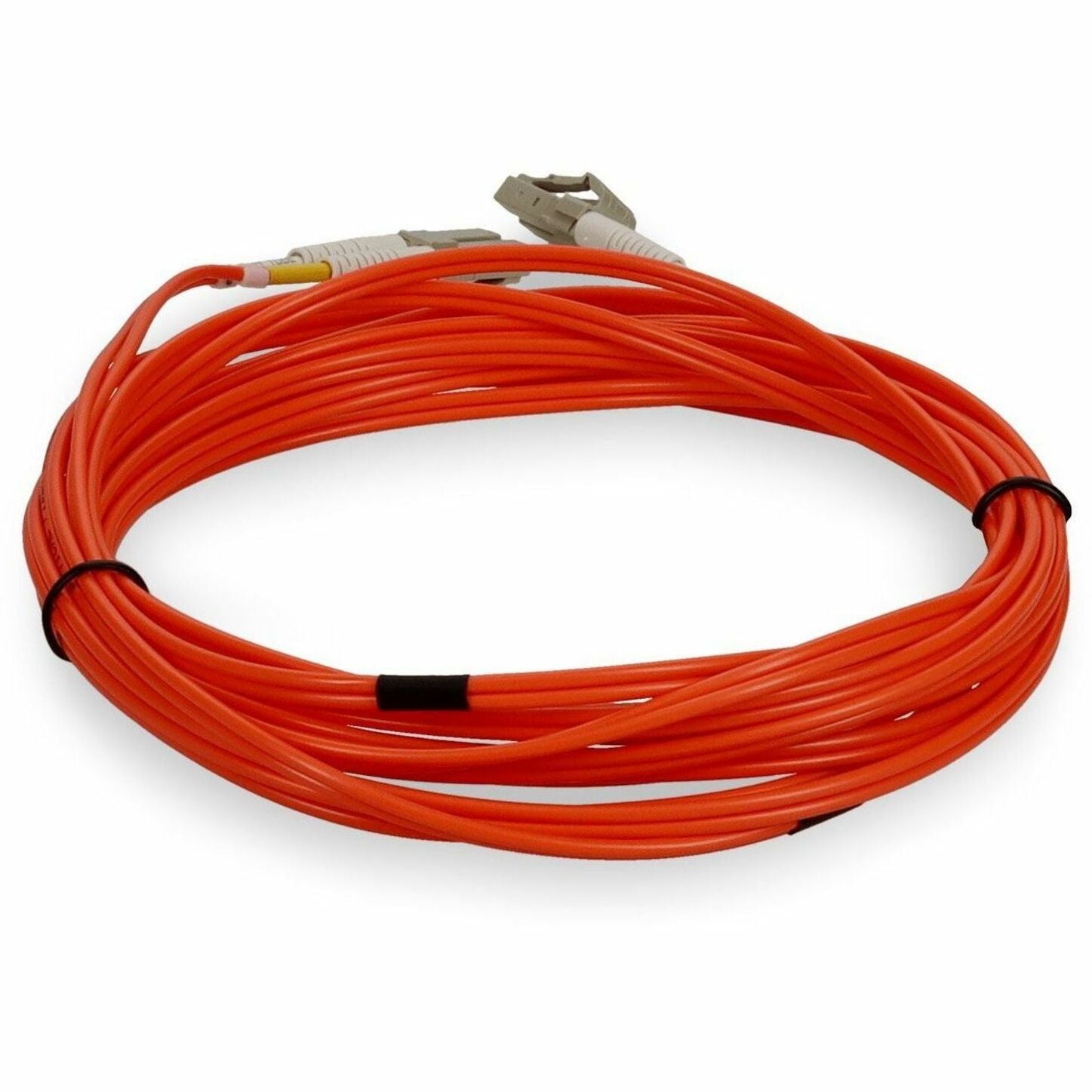AddOn ADD-LC-LC-6M6MMF 6m Multi-Mode Fiber Duplex LC/LC OM1 Orange Patch Cable, Molded, 62.5/125 &micro;m, Network Cable