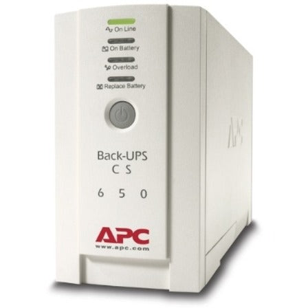 APC BK650EI Back-UPS CS 650VA 230V International Use, 2 Year Warranty, USB & Serial Port, Stepped Sine Wave, 230V AC Output