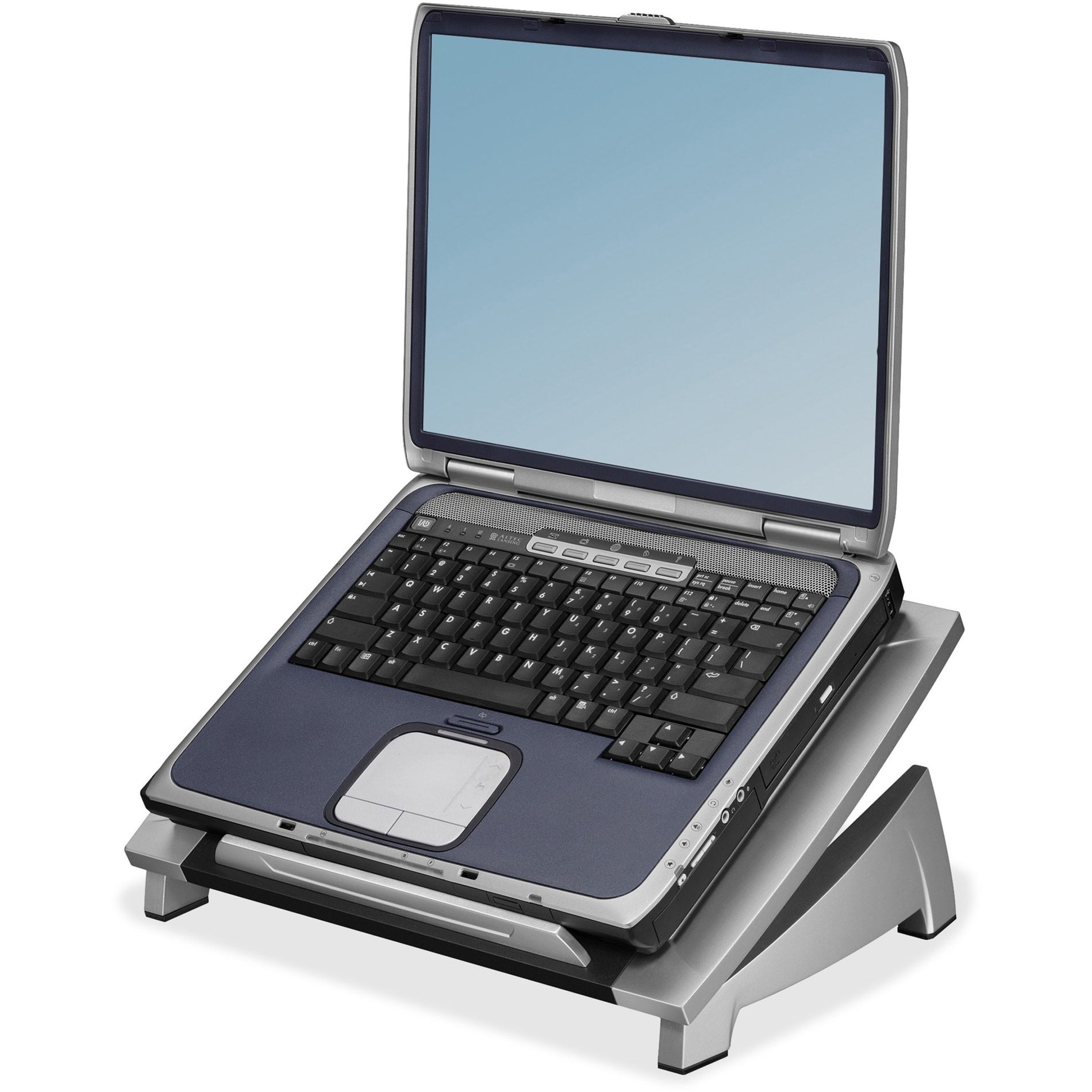 Fellowes 8032001 Office Suites Laptop Riser, Adjustable Angle, Scuff Resistant, Scratch Resistant, Adjustable Tilt, Stackable, Non-skid