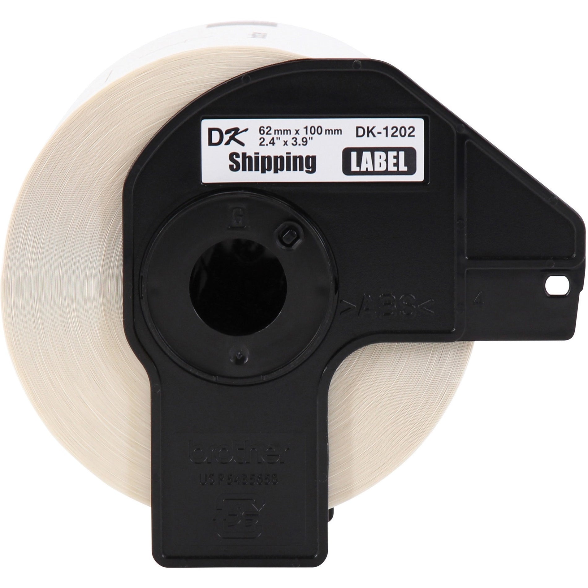 Brother DK1202 DK Shipping Labels, 4" x 2 2/5", 300 Labels per Roll