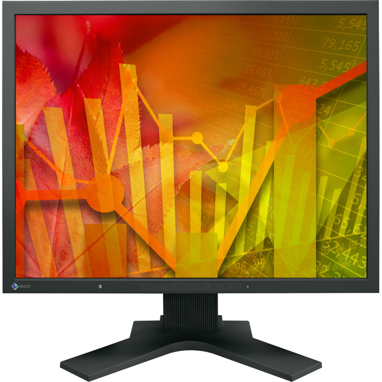 EIZO S2133-BK FlexScan 21.3" LCD Monitor, 4:3, 1600 x 1200, 420 Nit, 1500:1, LED, Black