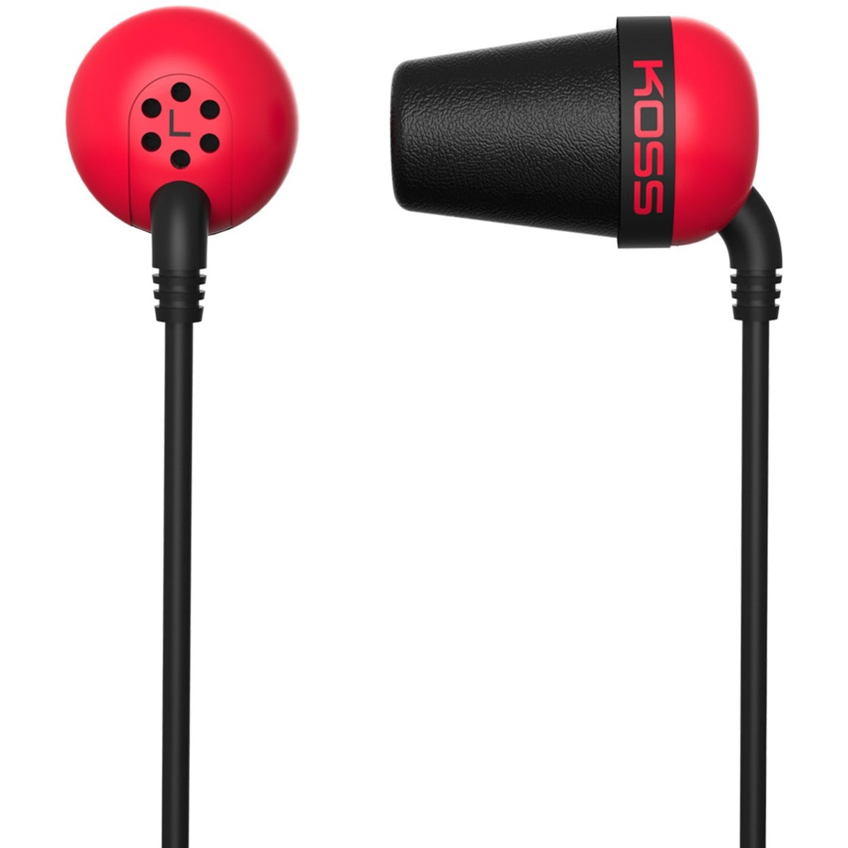 Koss PLUG R Plug Earphone, Comfortable Lightweight In-Ear Headphones with Deep Bass and Noise Isolation