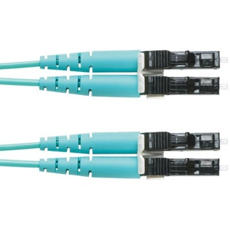 Panduit FX2ERLNLNSNM001 Fiber Optic Duplex Patch Network Cable, Multi-mode, 3.20 ft, Aqua [Discontinued]