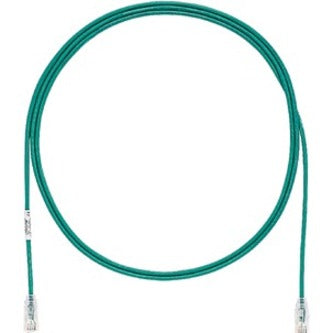 Panduit UTP28SP1GR Cat.6 UTP Patch Network Cable, 1 ft, Green, Booted