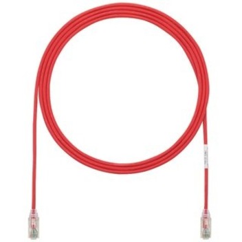 Panduit UTP28SP1RD Cat.6 UTP Patch Network Cable, 1 ft, Red, LSZH, CM, Booted