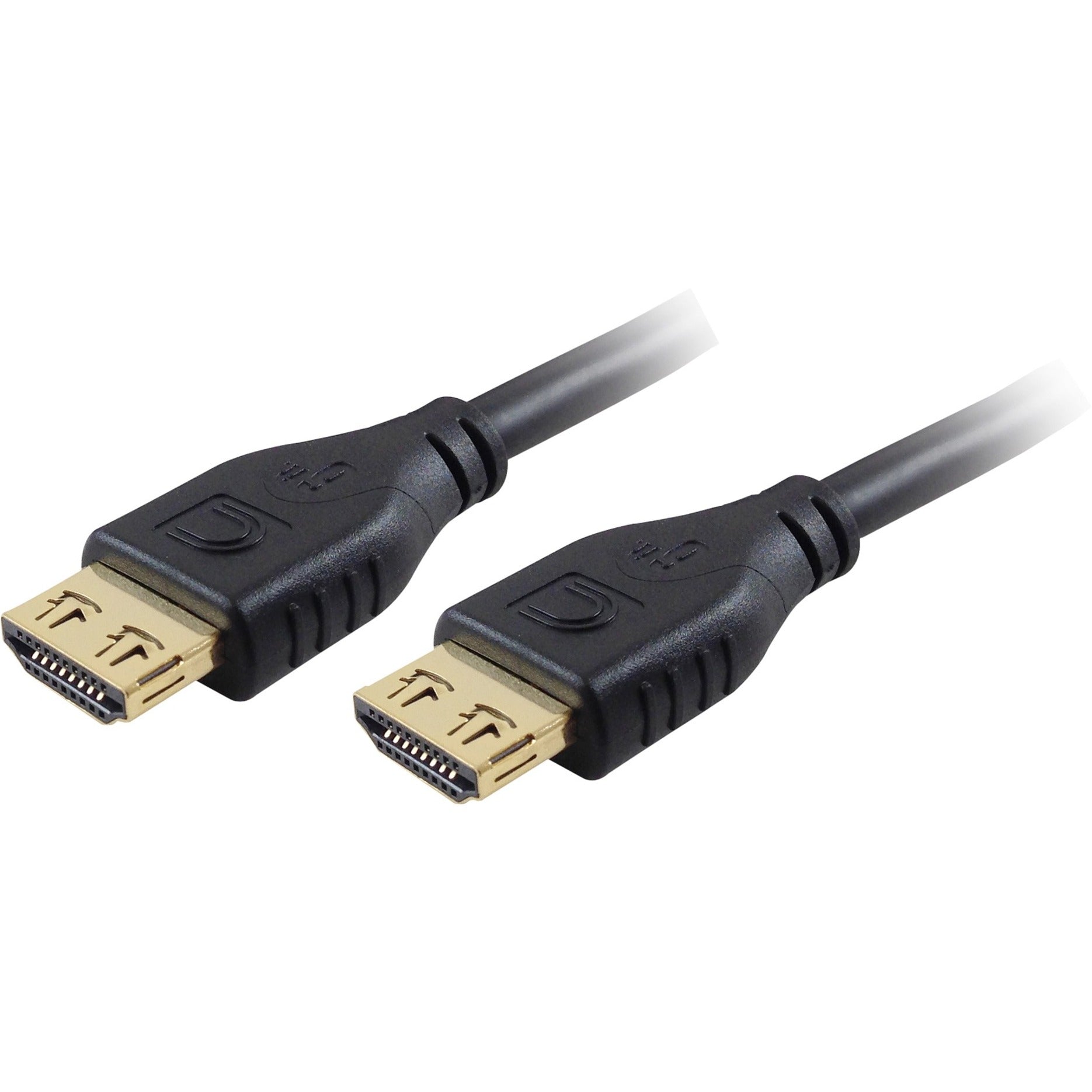 Comprehensive MHD-MHD-12PROBLK MicroFlex Pro AV/IT Series HDMI Cable, 12ft, Ultra Flexible, Gold Plated Connectors, Jet Black