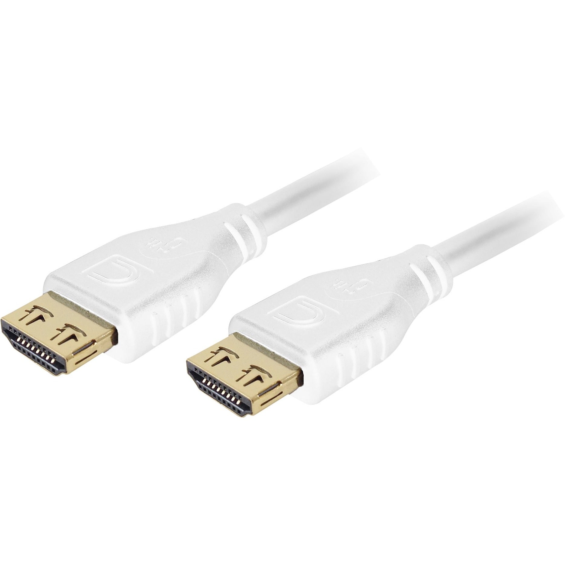 Comprehensive MHD-MHD-15PROWHT MicroFlex HDMI M/M Cable, 15FT, White, Pro AV/IT Series, Lifetime Warranty