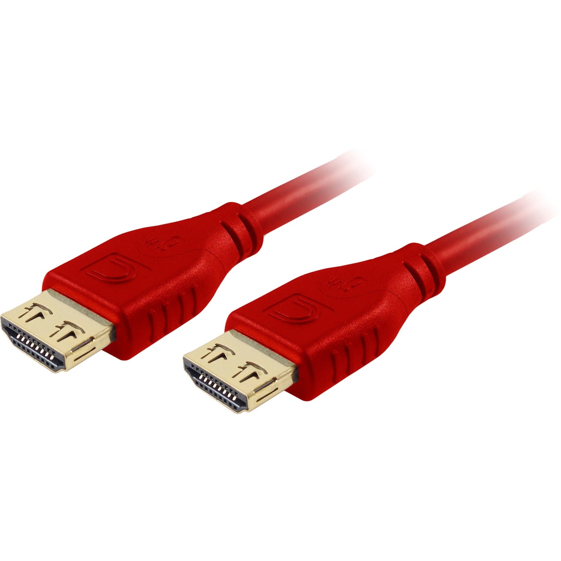Comprehensive MHD-MHD-3PRORED MicroFlex Pro AV/IT Series High Speed HDMI Cable with ProGrip Deep Red 3ft, Lifetime Warranty, RoHS Certified