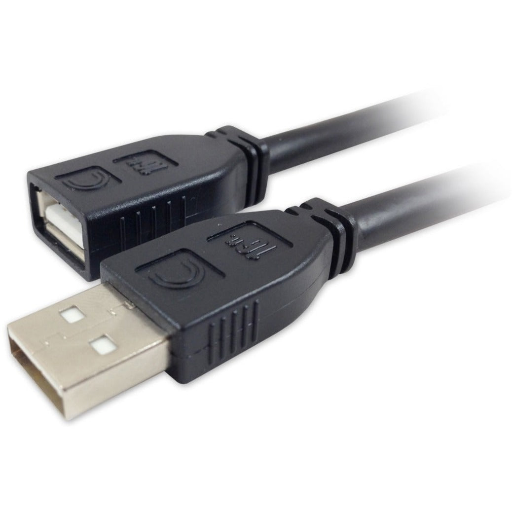 Comprehensive USB2-AMF-25PROAP Pro AV/IT Active Plenum USB A Male to A Female Cable 25ft, Lifetime Warranty, UL Certified