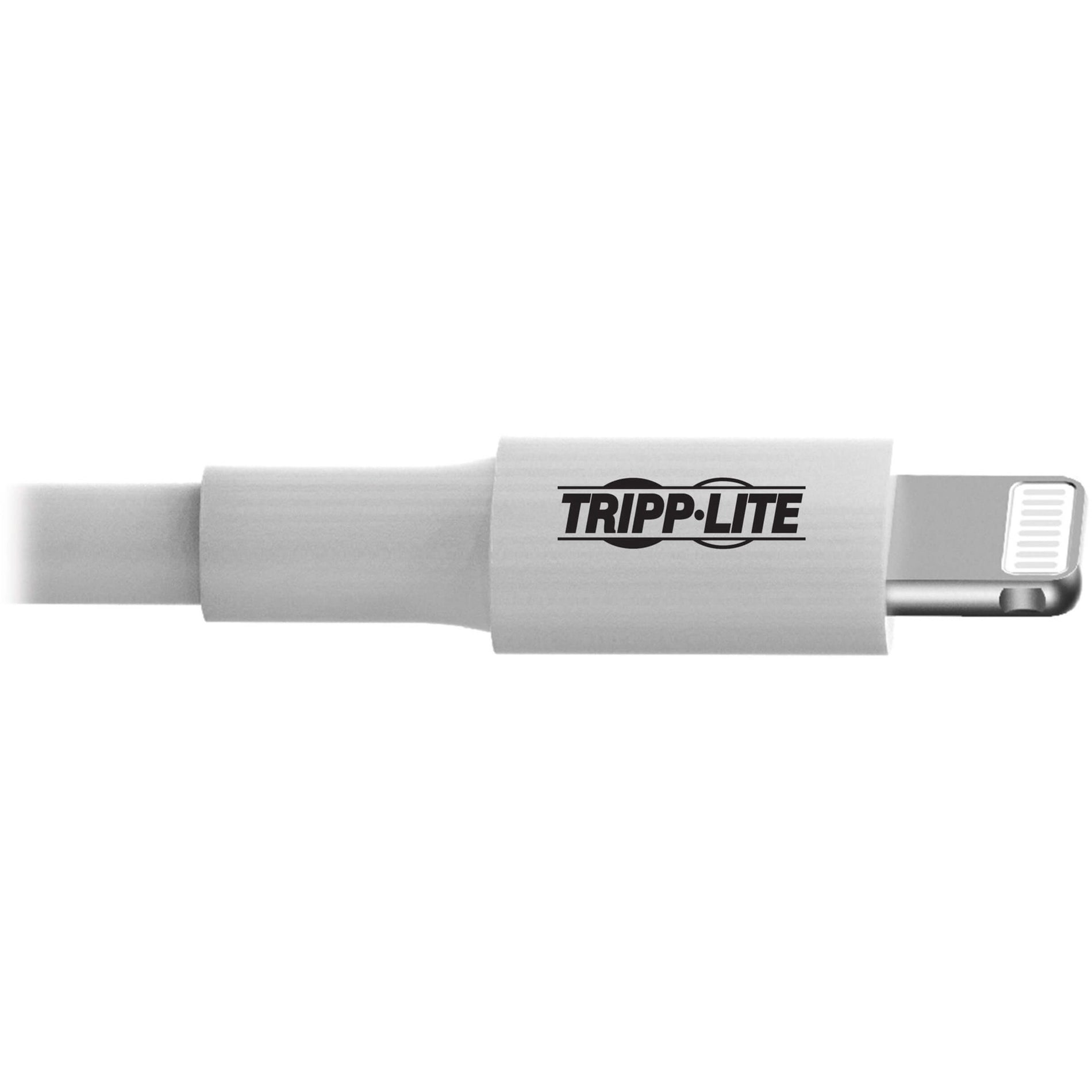 Tripp Lite M100-006-WH 6ft (1.8M) White USB Sync / Charge Cable with Lightning Connector, Compatible with iPhone, iPad, iPod