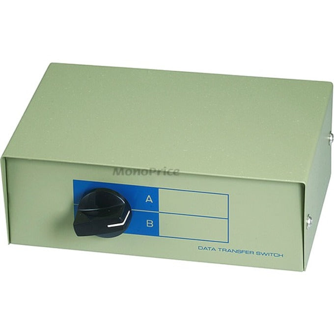 Monoprice 1347 DB15, AB 2 Way Switch Box, Bidirectional Rotary Dial, Select between up to two sources or destinations
