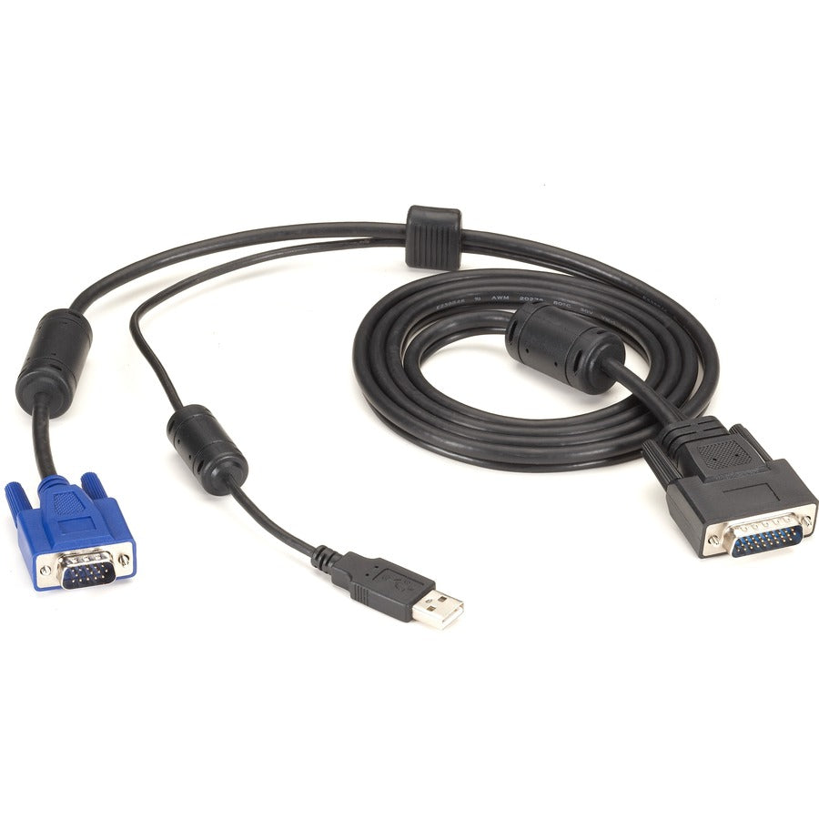Black Box KVM Switch Cable - VGA and USB to HD26 (EHNSECURE2-0006)