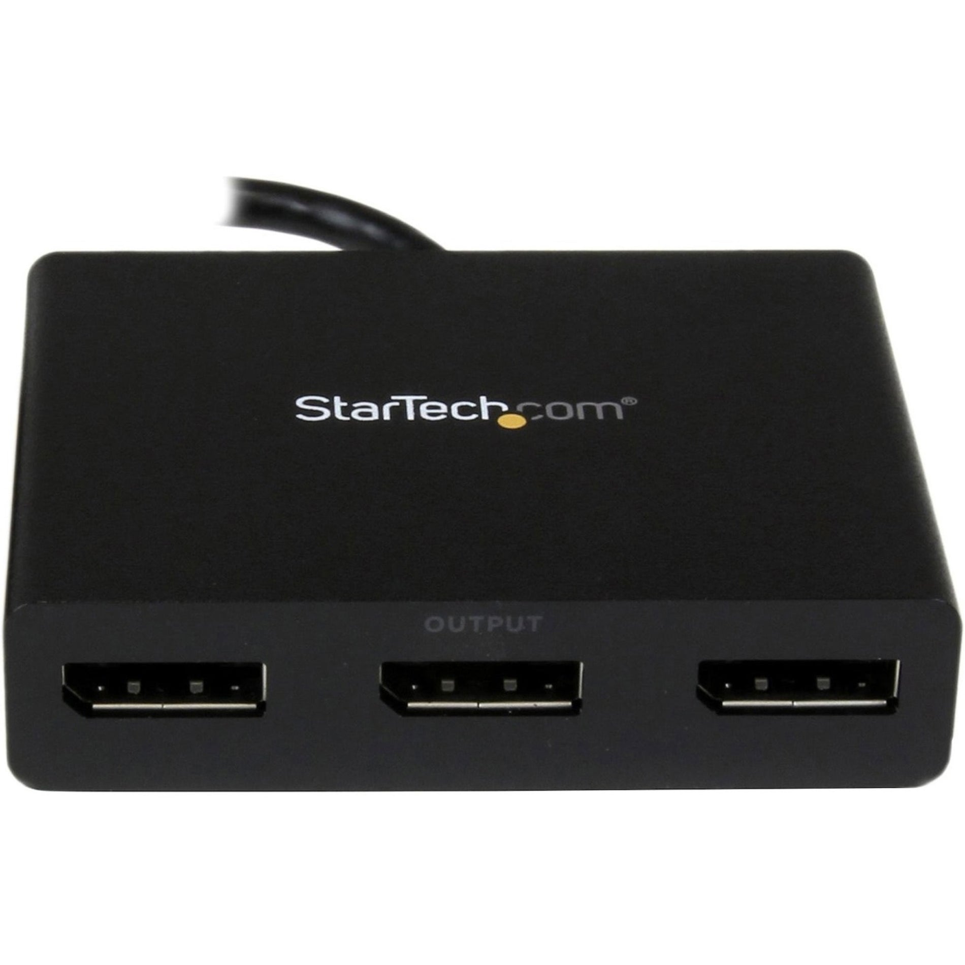 StarTech.com SA-3236 MSTDP123DP Triple Head DisplayPort 1.2 Multi Monitor MST Hub, 4096 x 2160 Resolution, 3 Year Warranty