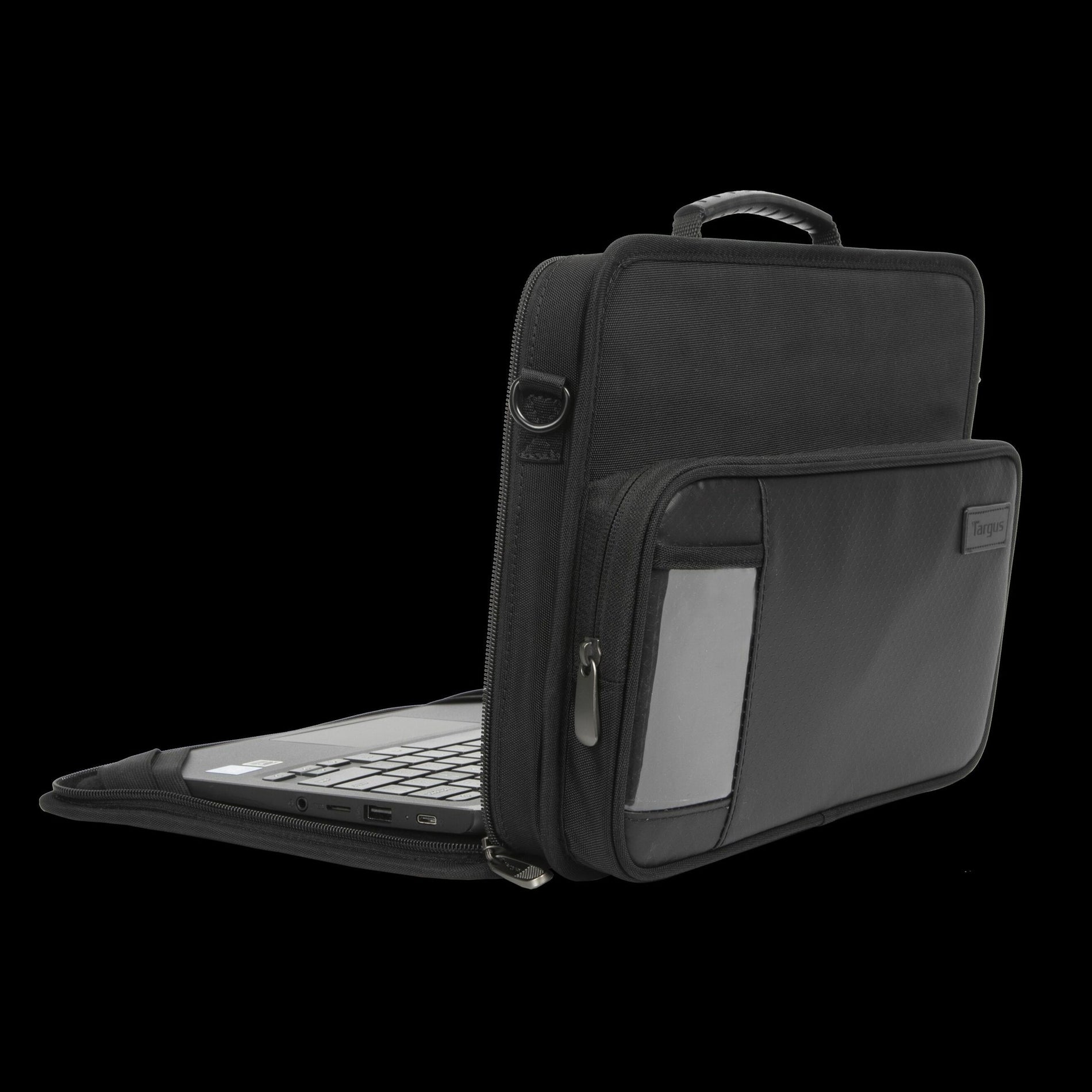Targus TKC001 11.6" Work-in Case with EcoSmart for Chromebook, Padded Shoulder Strap, Zippered Pocket