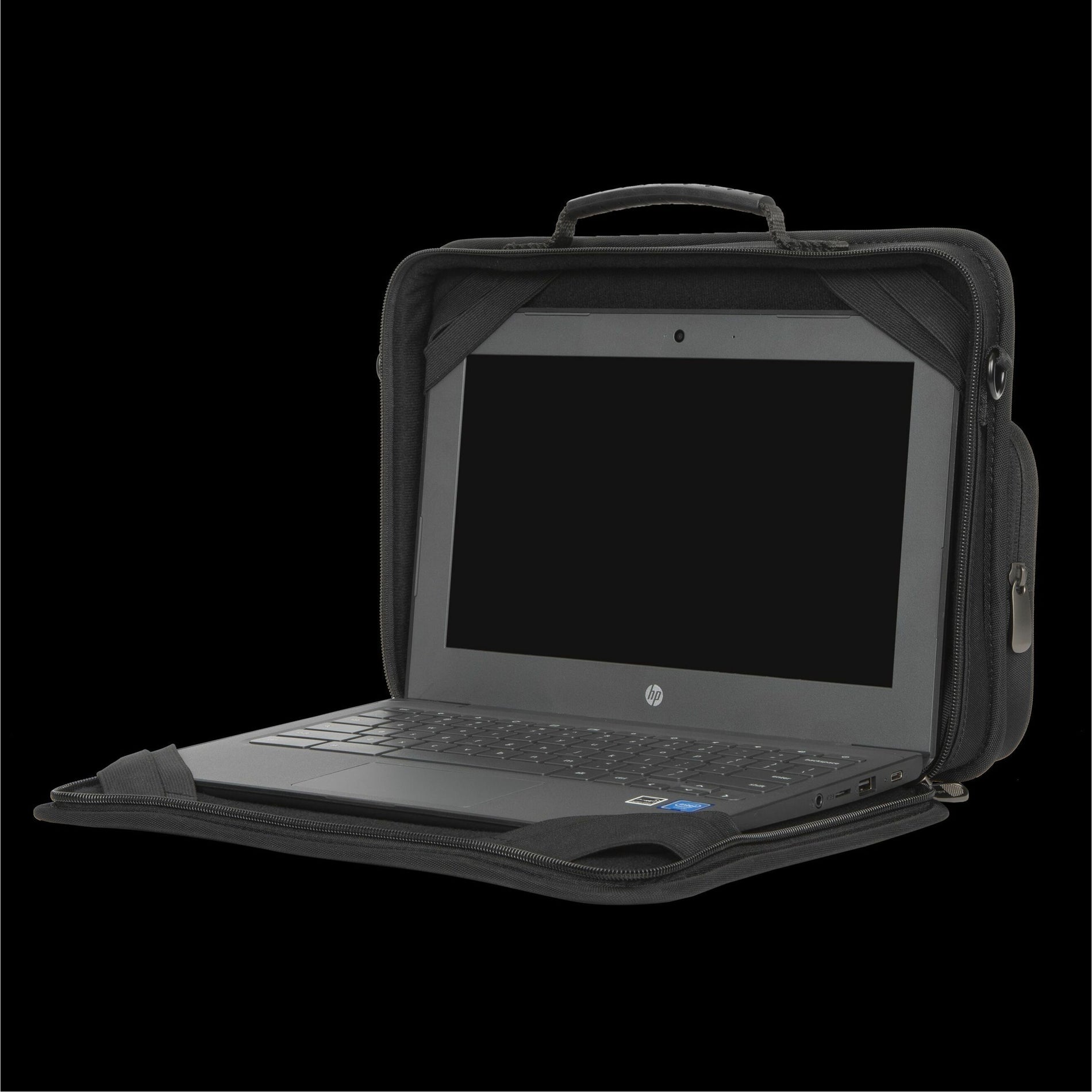 Targus TKC001 11.6" Work-in Case with EcoSmart for Chromebook, Padded Shoulder Strap, Zippered Pocket