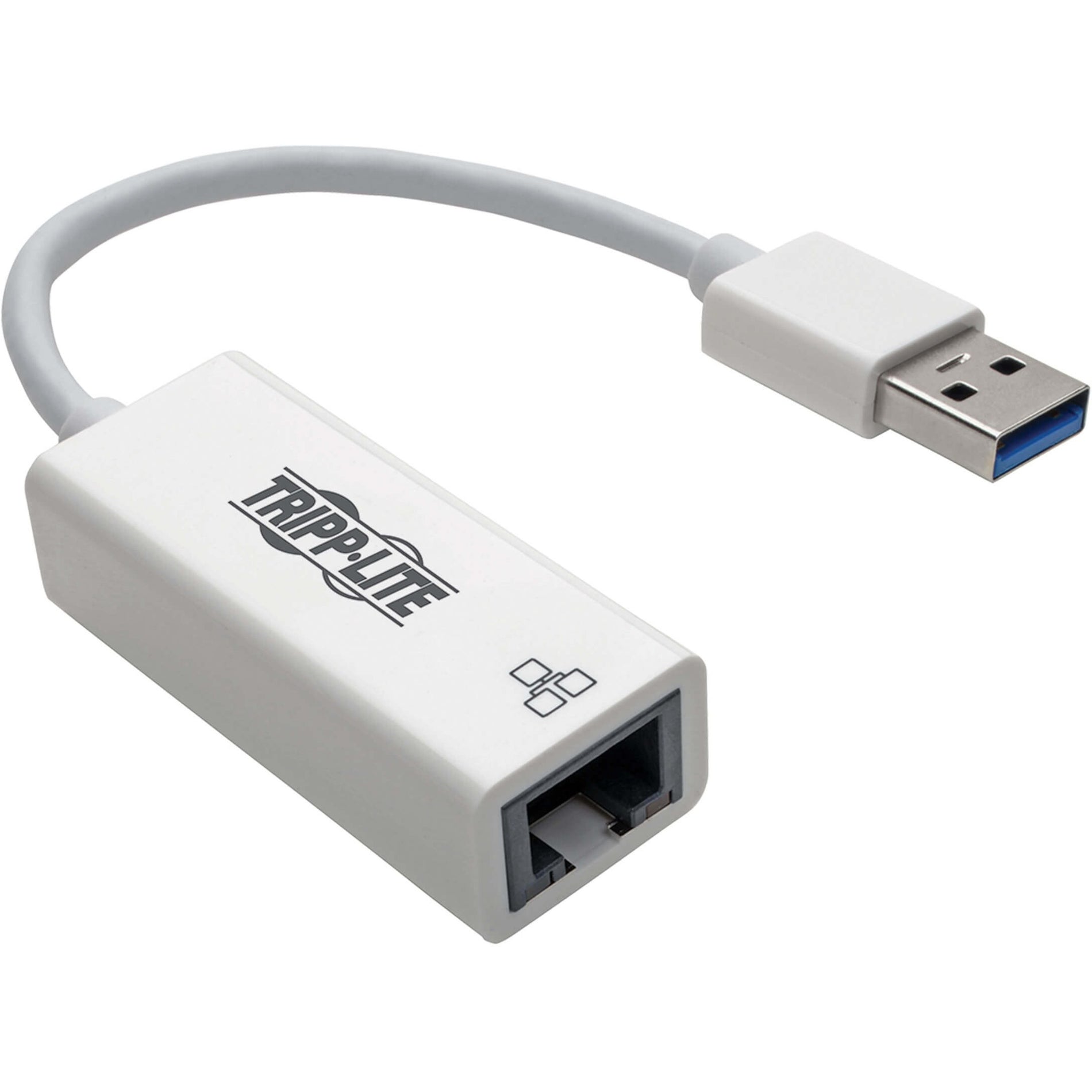 Tripp Lite U336-000-GBW USB 3.0 SuperSpeed to Gigabit Ethernet NIC Network Adapter, High-Speed Internet Connection for Your Computer