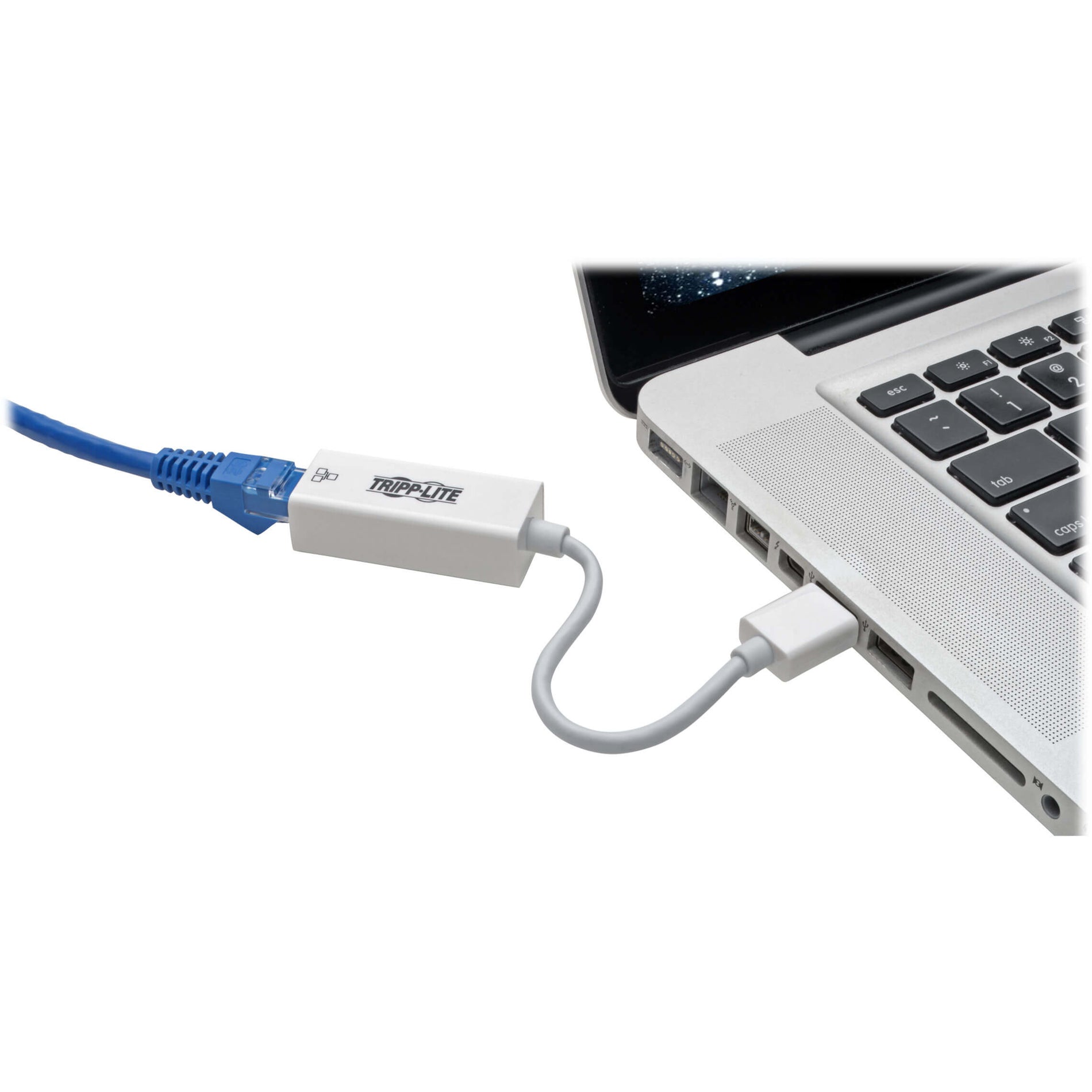 Tripp Lite U336-000-GBW USB 3.0 SuperSpeed to Gigabit Ethernet NIC Network Adapter, High-Speed Internet Connection for Your Computer