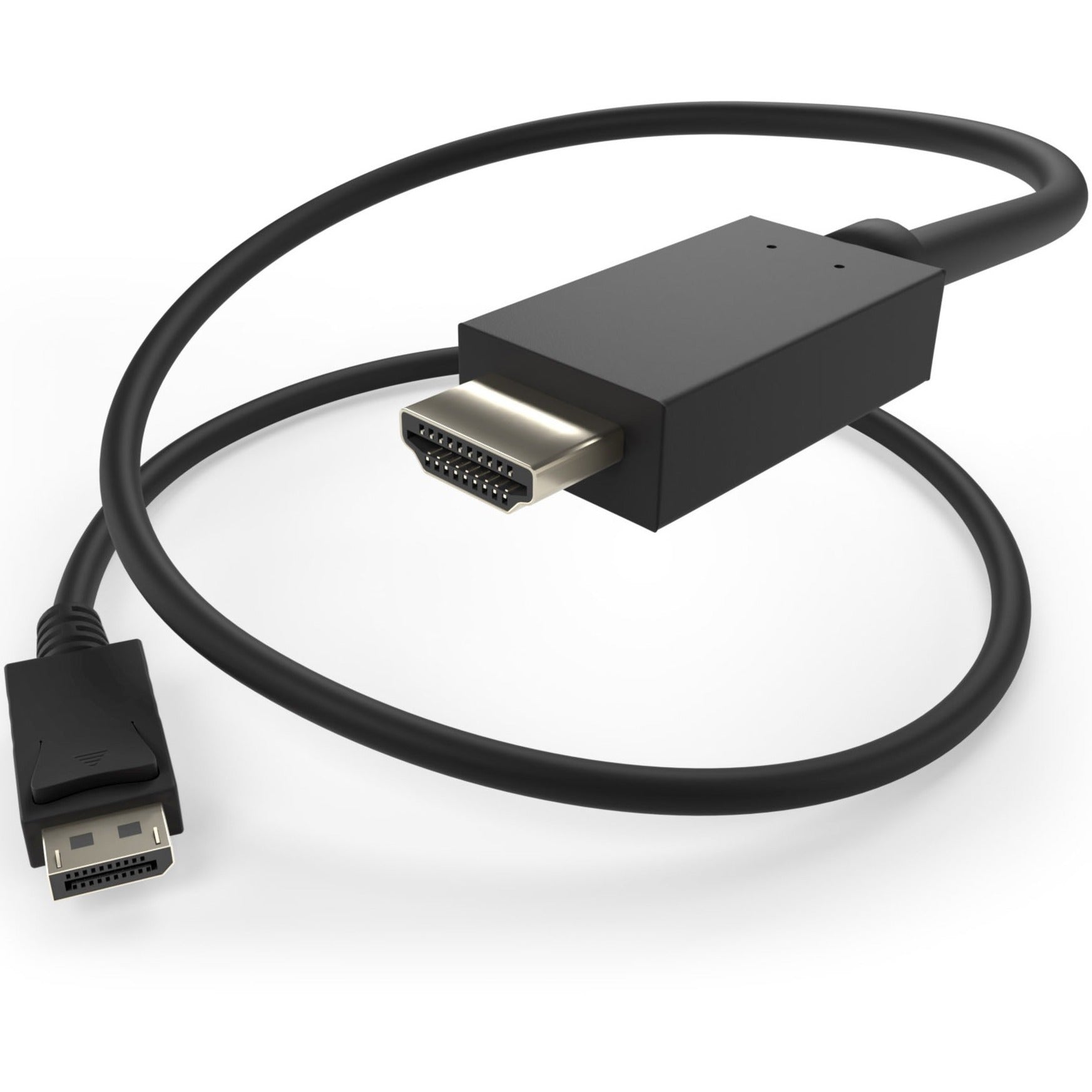 Unirise HDMIDP-10F-MM 10ft Displayport Male to HDMI Male Cable, High Quality Audio/Video Connection
