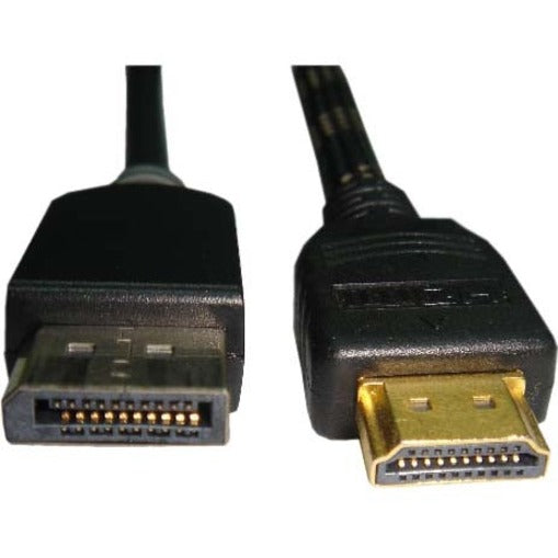 Unirise HDMIDP-15F-MM 15ft Displayport Male to HDMI Male Cable, High-Quality Audio/Video Connection