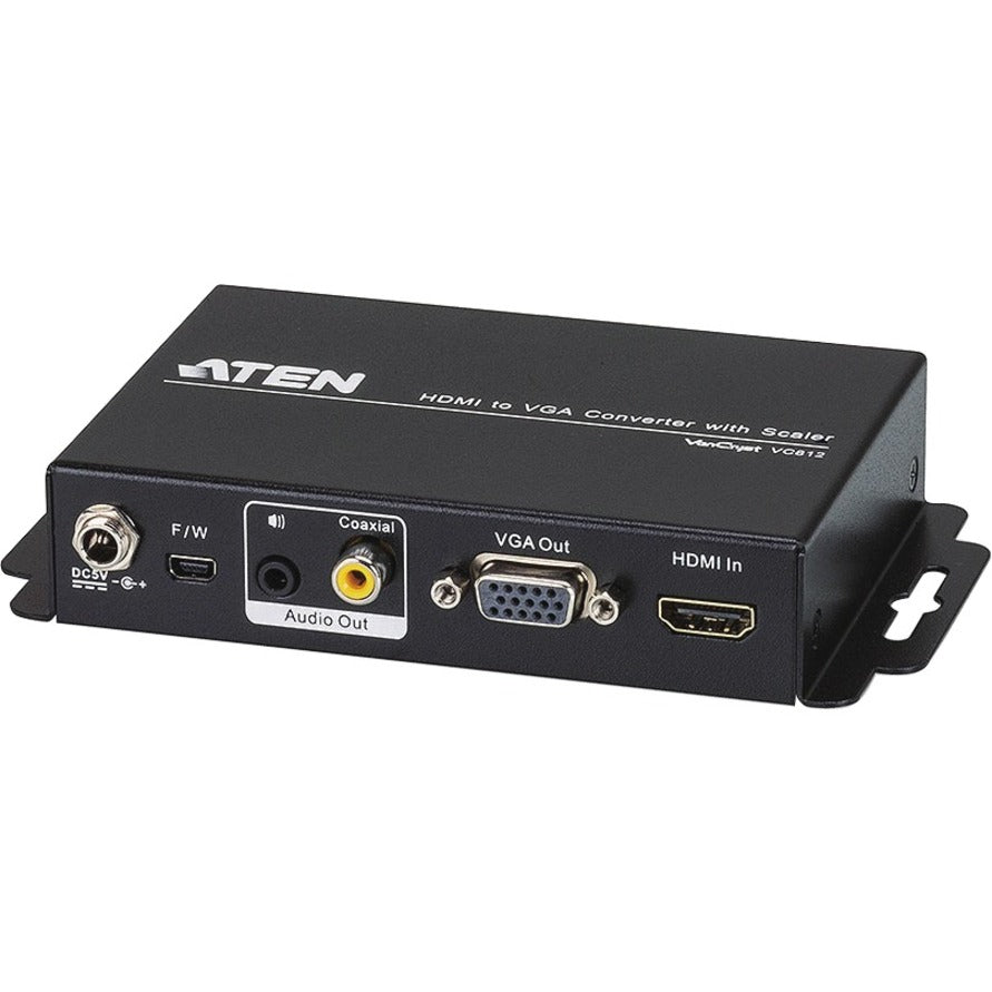 VanCryst VC812 HDMI to VGA Converter with Scaler - Enhance Your Display Connectivity