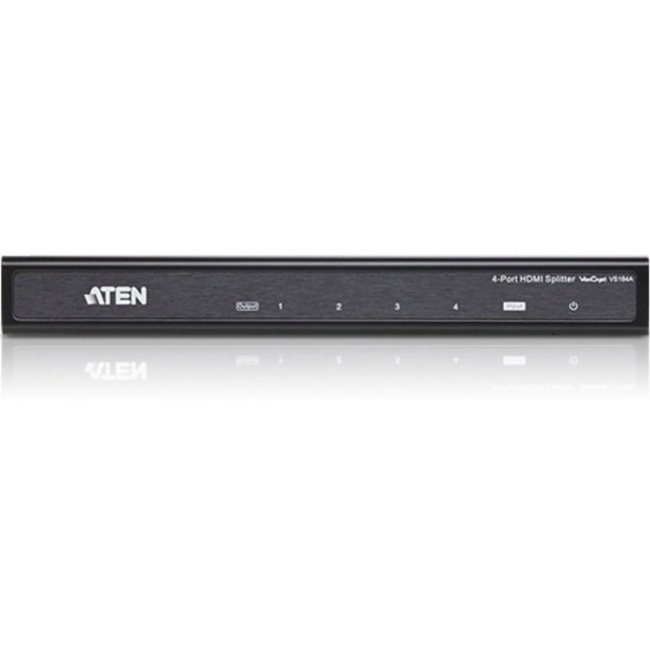ATEN VS184A 4-Port HDMI Splitter, Connects 1 HDMI Source to 4 HDMI Displays, Ultra HD 4kx2k, Plug-and-Play