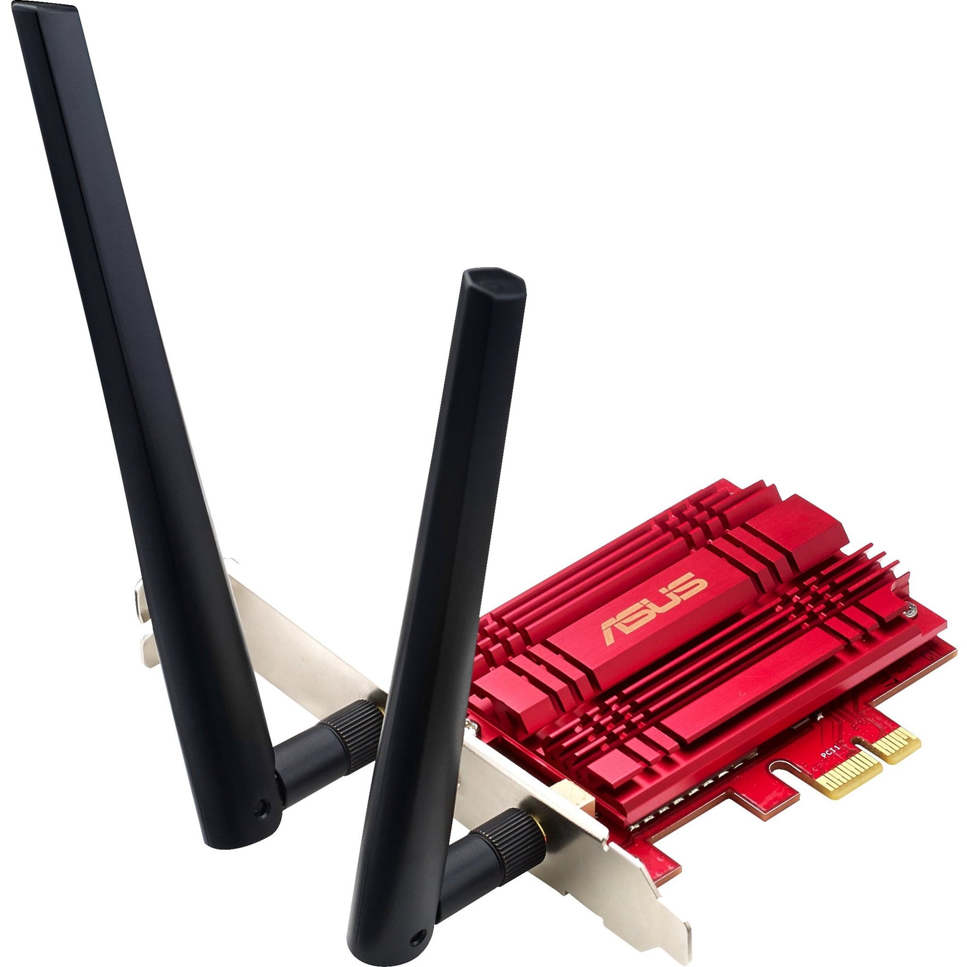 Asus PCE-AC56 Dual-band Wireless-AC1300 PCI-E Adapter, High-Speed Wi-Fi for Desktop Computer