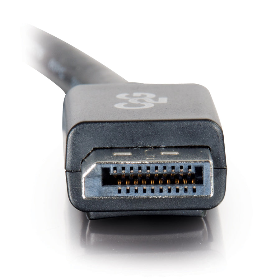 C2G 54404 25ft 8K DisplayPort Cable with Latches - M/M, High-Quality Audio/Video Transmission