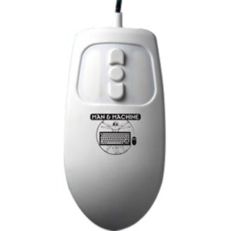 Maus & Maschine MM/W5 Mächtige Maus Weiß Ergonomisches Design Verkabelte USB-Maus