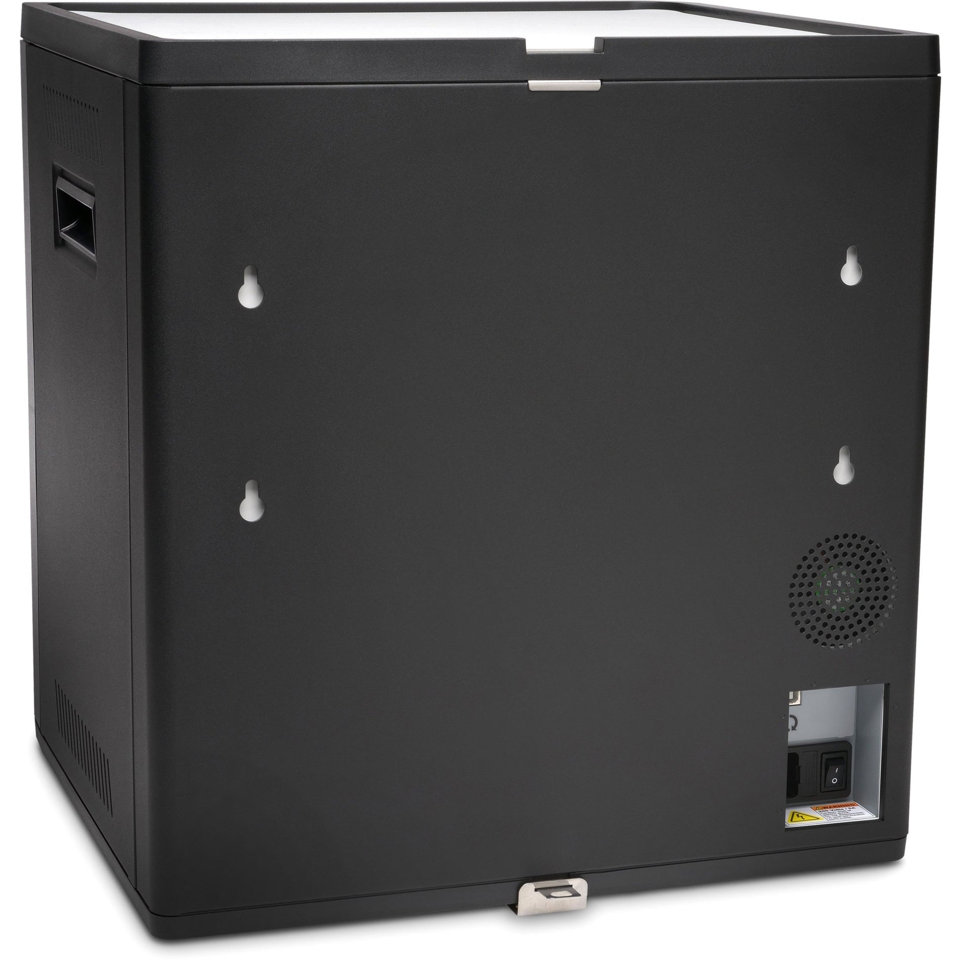 Kensington K67862AM Charge & Sync Cabinet, Universal Tablet - Black, 2 Year Warranty, USB Hub, Adjustable Shelf
