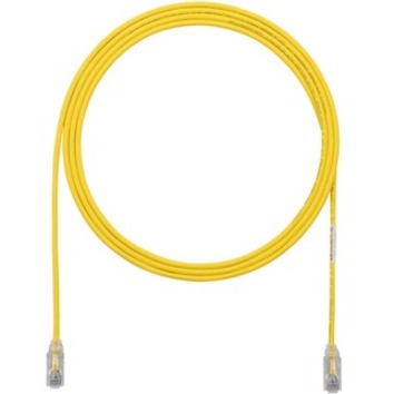 Panduit UTP28SP10YL Cat.6e U/UTP Patch Network Cable, 10 ft, Clear Boot, Yellow