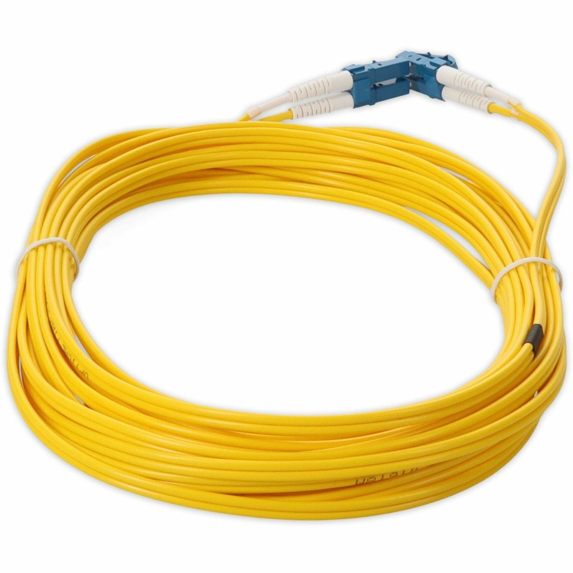 AddOn ADD-LC-LC-8M9SMF 8M Single-Mode Fiber (SMF) Duplex LC/LC OS1 Yellow Patch Cable, Molded, 26.25 ft