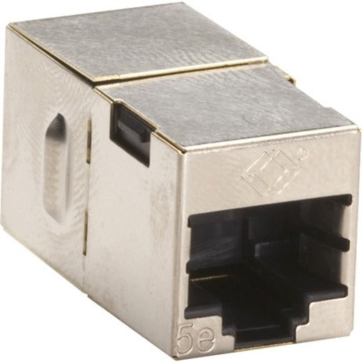 Black Box FM508-R2 Cat.5e Shielded Straight-Pin Coupler - Silver, Network Adapter