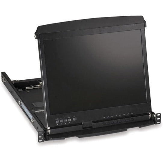 Black Box KVT517A-8DV-WIDE ServView Rack Mount LCD, 17" Screen, DVI, USB, Keyboard, TouchPad