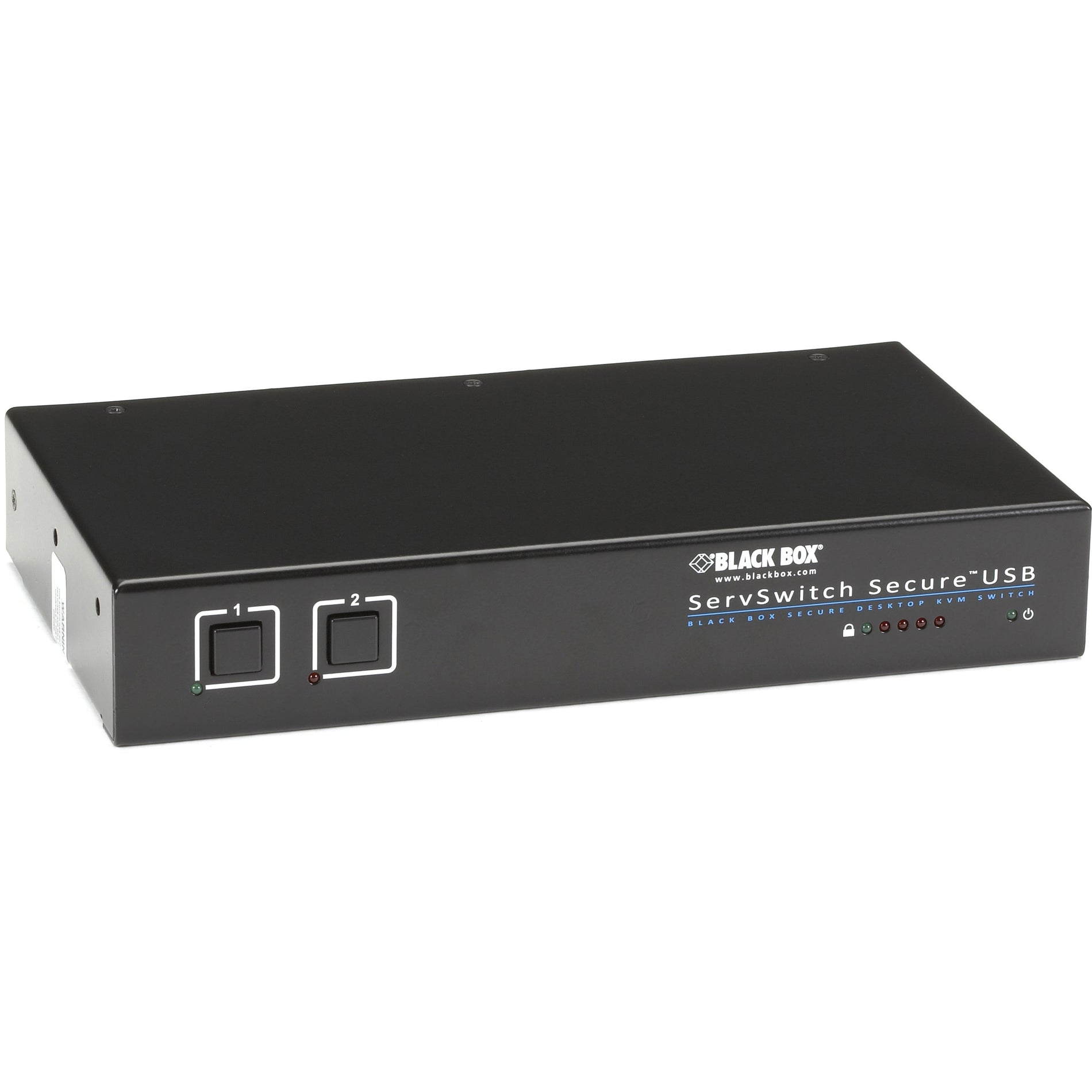 Black Box SW2006A-USB-EAL ServSwitch KM Switchbox, USB/VGA, 2 Computers Supported, 2 Year Warranty