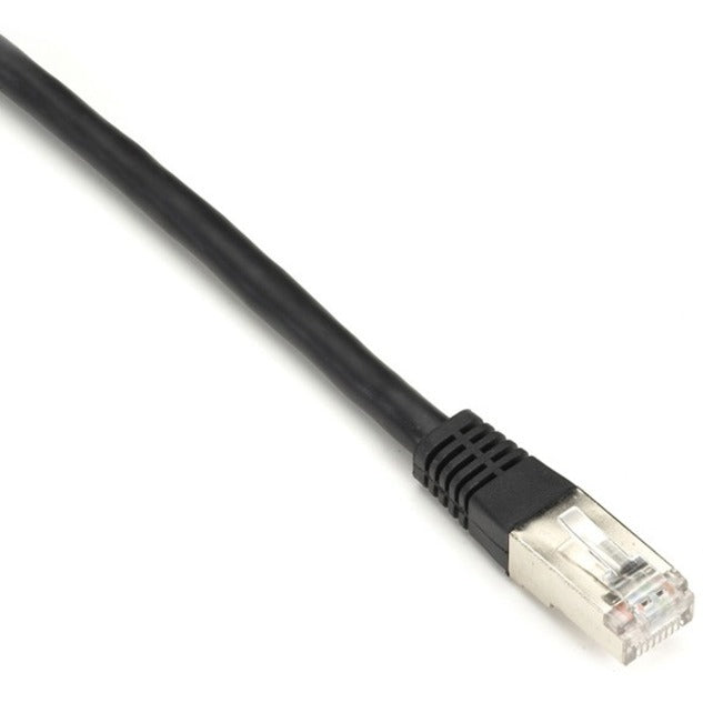 Black Box EVNSL0272BK-0025 SlimLine Cat.6 (S/FTP) Patch Network Cable, 25 ft, Molded, EMI/RF Protection