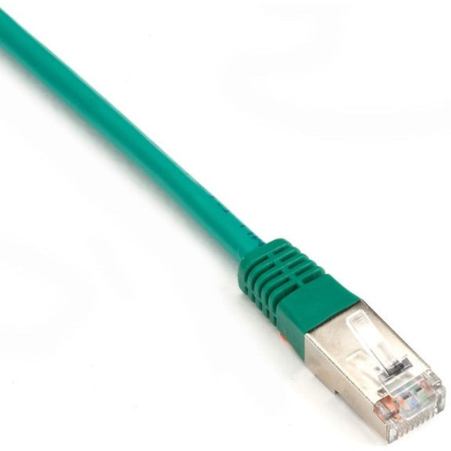 Black Box EVNSL0272GN-0007 SlimLine Cat.6 (S/FTP) Patch Network Cable, 7 ft, EMI/RF Protection, Green