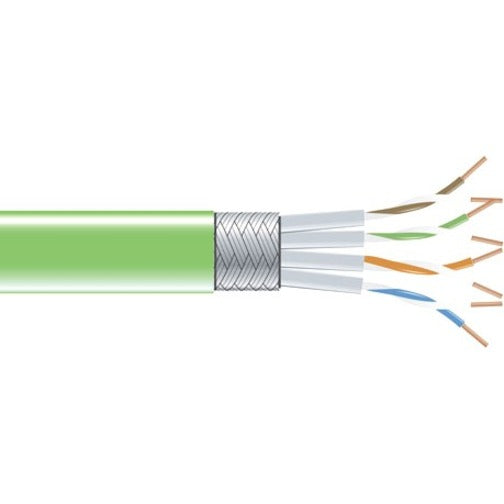 Black Box EVNSL0272GN-1000 Cat.6 (S/FTP) Network Cable, 1000 ft, EMI/RF Protection, Green