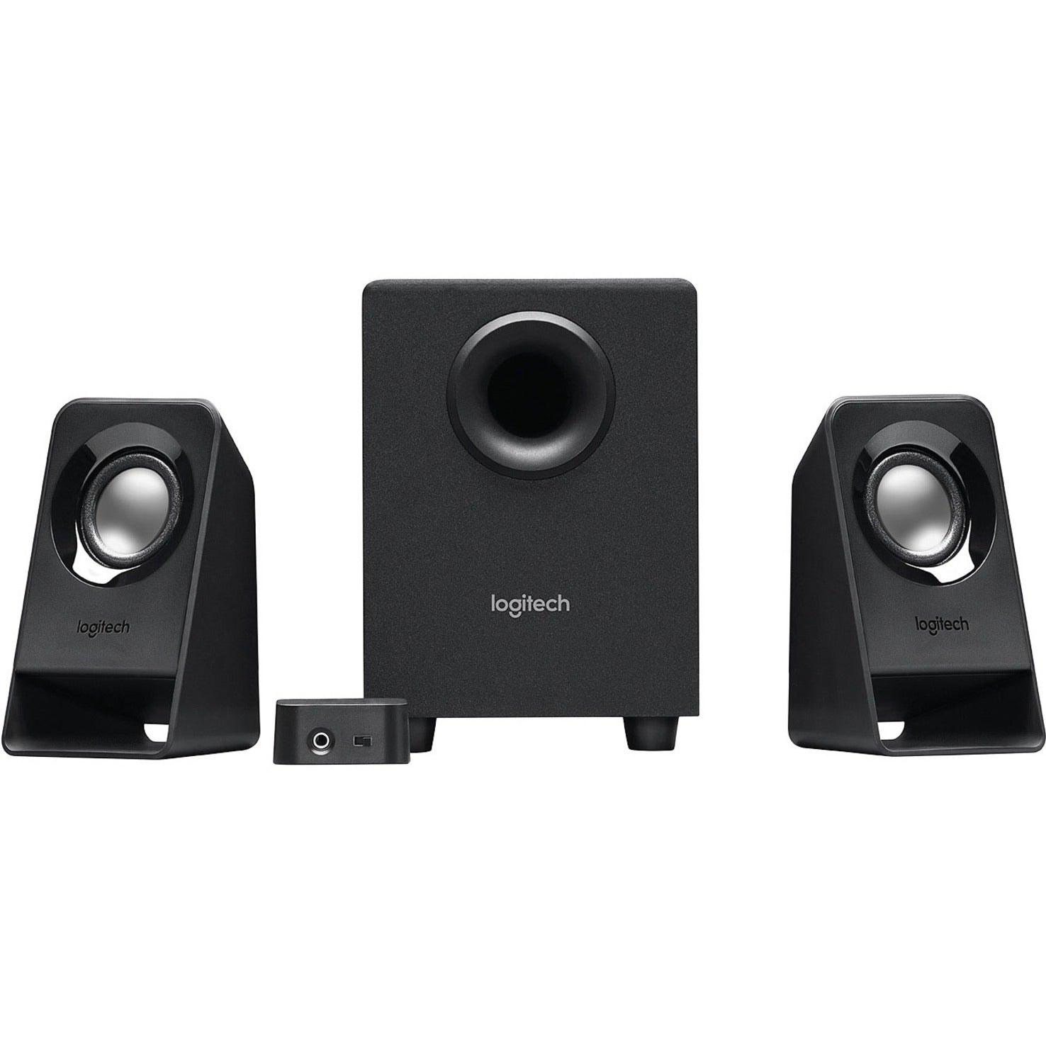Logitech 980-000941 Multimedia Speakers Z213, Compact 2.1 Speaker System, Black