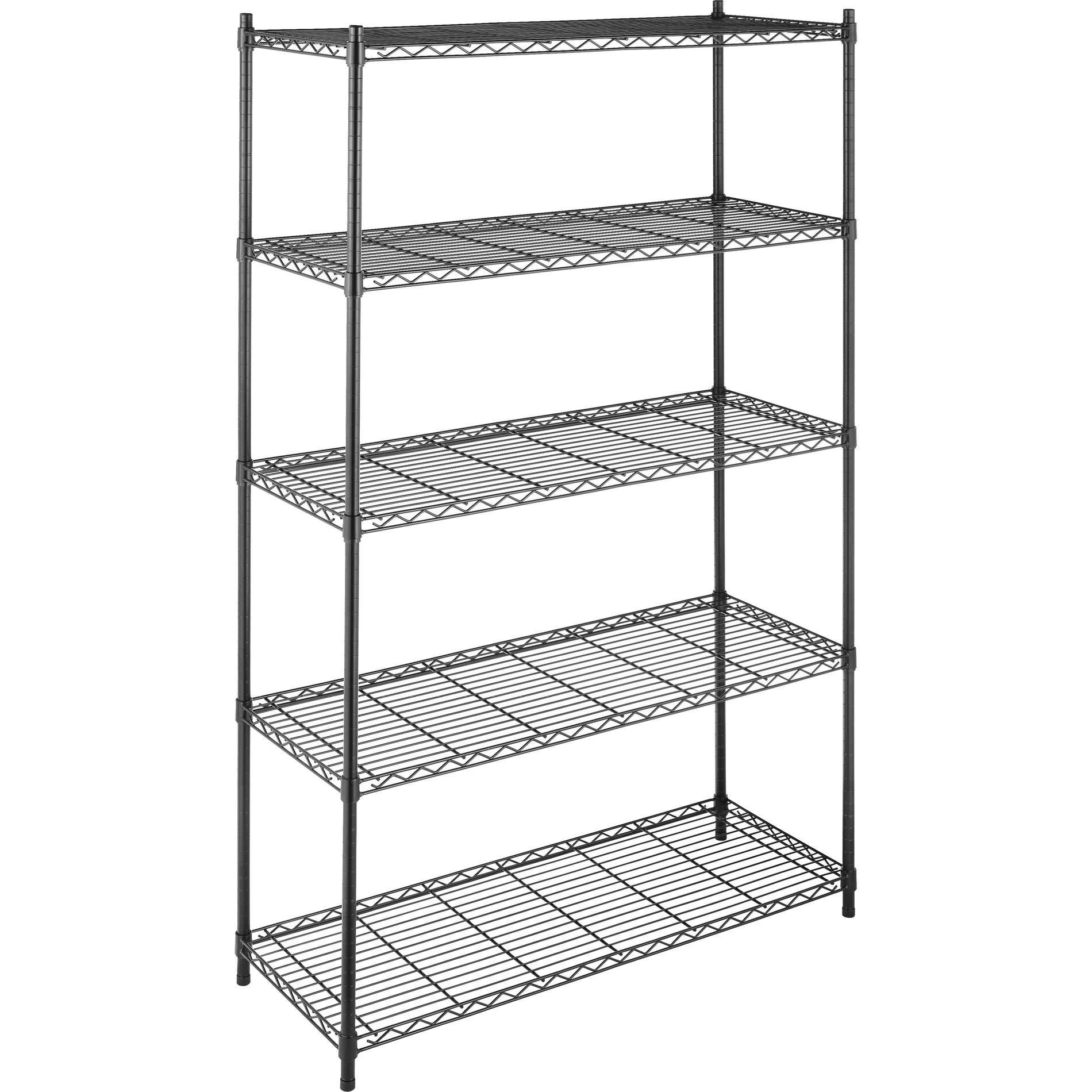 Whitmor 6070-3885 Storage Rack, Heavy Duty, Adjustable Shelf, 5 Tiers, 500 lb Maximum Load Capacity