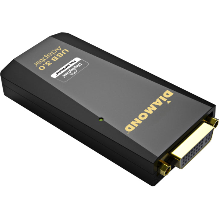 DIAMOND BVU3500 USB 3.0 Display Adapter, Multiple Display Monitor up to 2560 x 1600, Plug and Play Installation