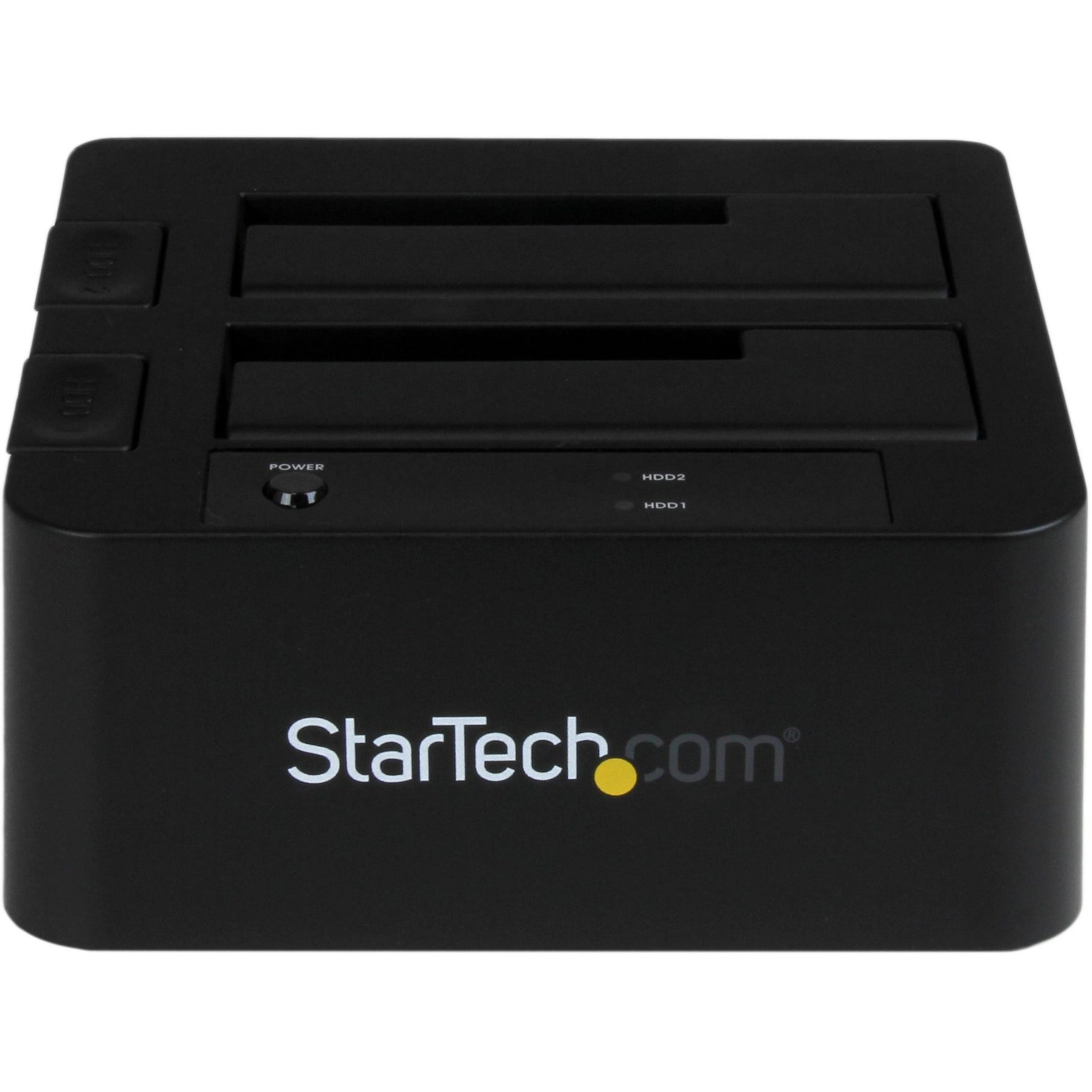 StarTech.com SDOCK2U33EB USB 3.0/ESATA Dual HDD/SSD Dock with UASP, Fast Data Transfer and Easy Hard Drive Access
