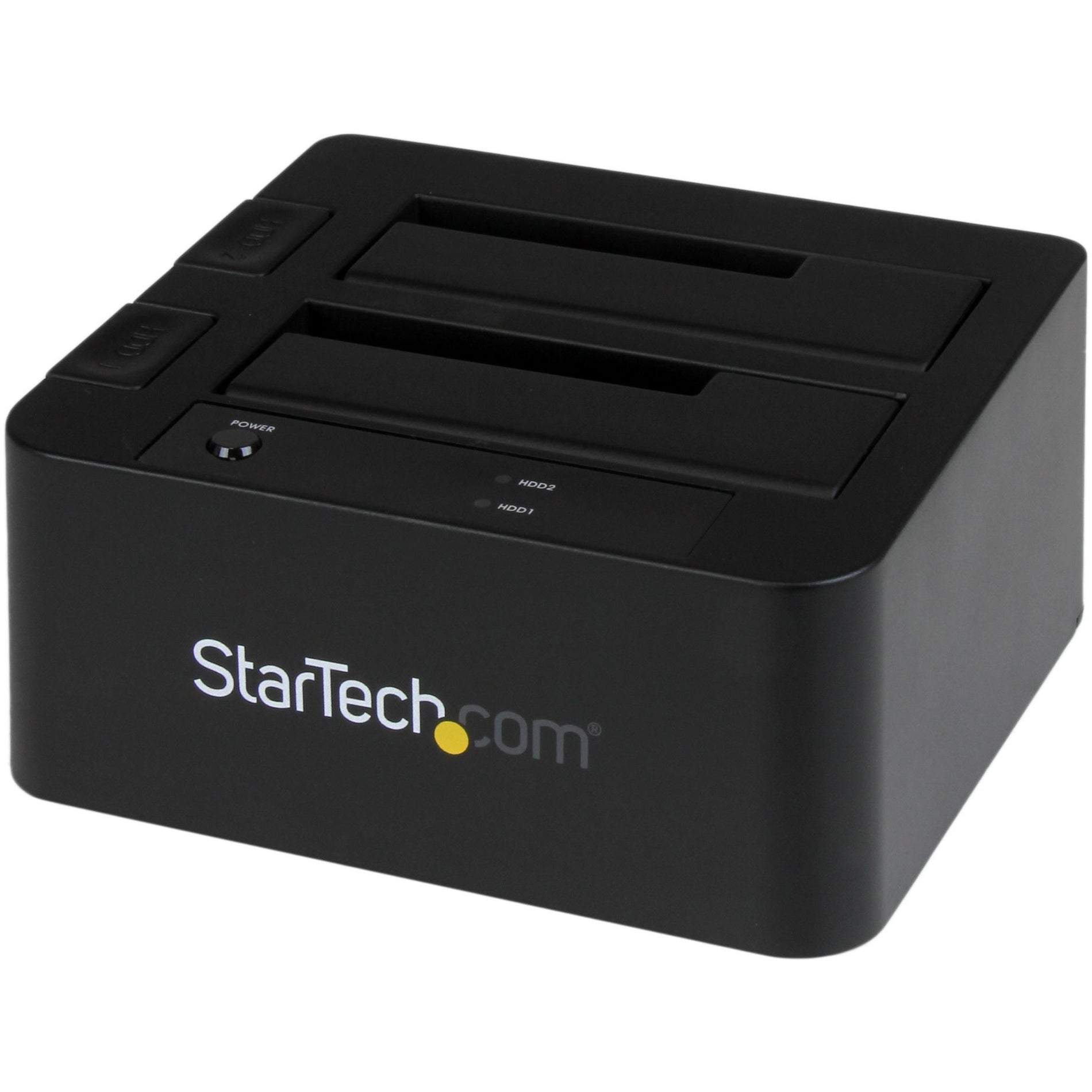 StarTech.com SDOCK2U33EB USB 3.0/ESATA Dual HDD/SSD Dock with UASP, Fast Data Transfer and Easy Hard Drive Access