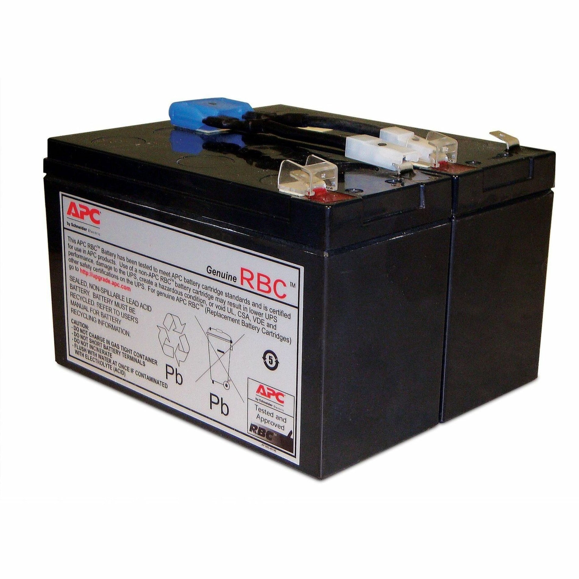 APC APCRBC142 Replacement Battery Cartridge #142, 2 Year Warranty, 216 VAh, 24 V DC