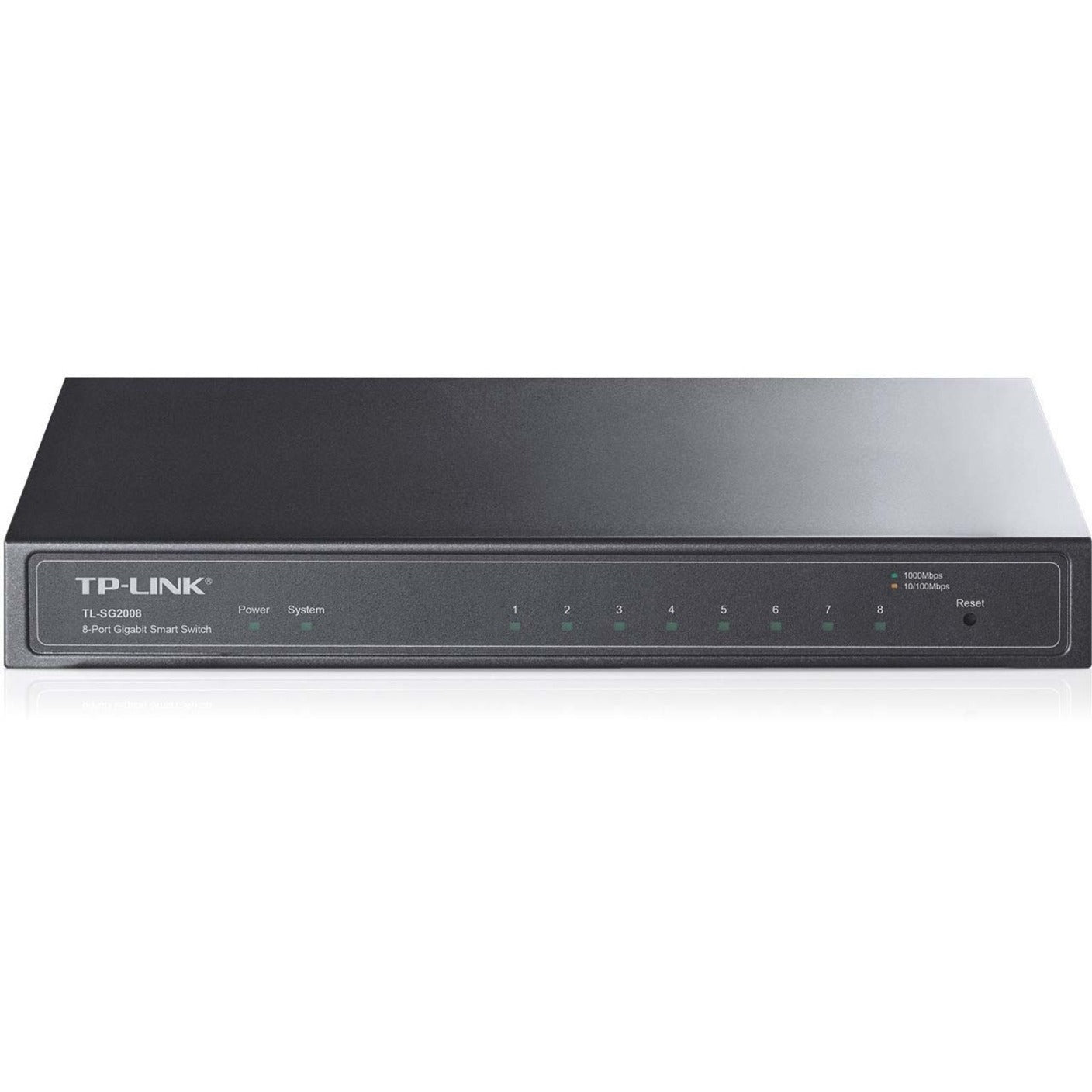TP-Link TL-SG2008 8-Port Gigabit Smart Switch, Easy-to-Use Network Switch for Fast and Reliable Connections