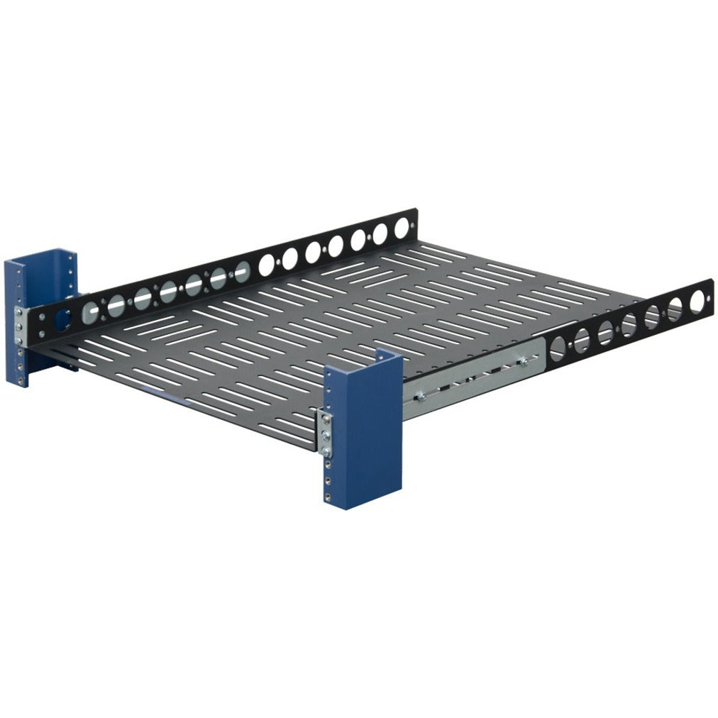 Rack Solutions 108-4013 Light Duty Server Rack Shelf 24", Adjustable, 100 lb Load Capacity