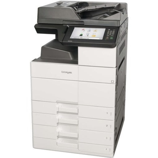 Lexmark 26Z0101 MX911DTE Laser Multifunction Printer, Monochrome, 55 ppm, 1200 x 1200 dpi